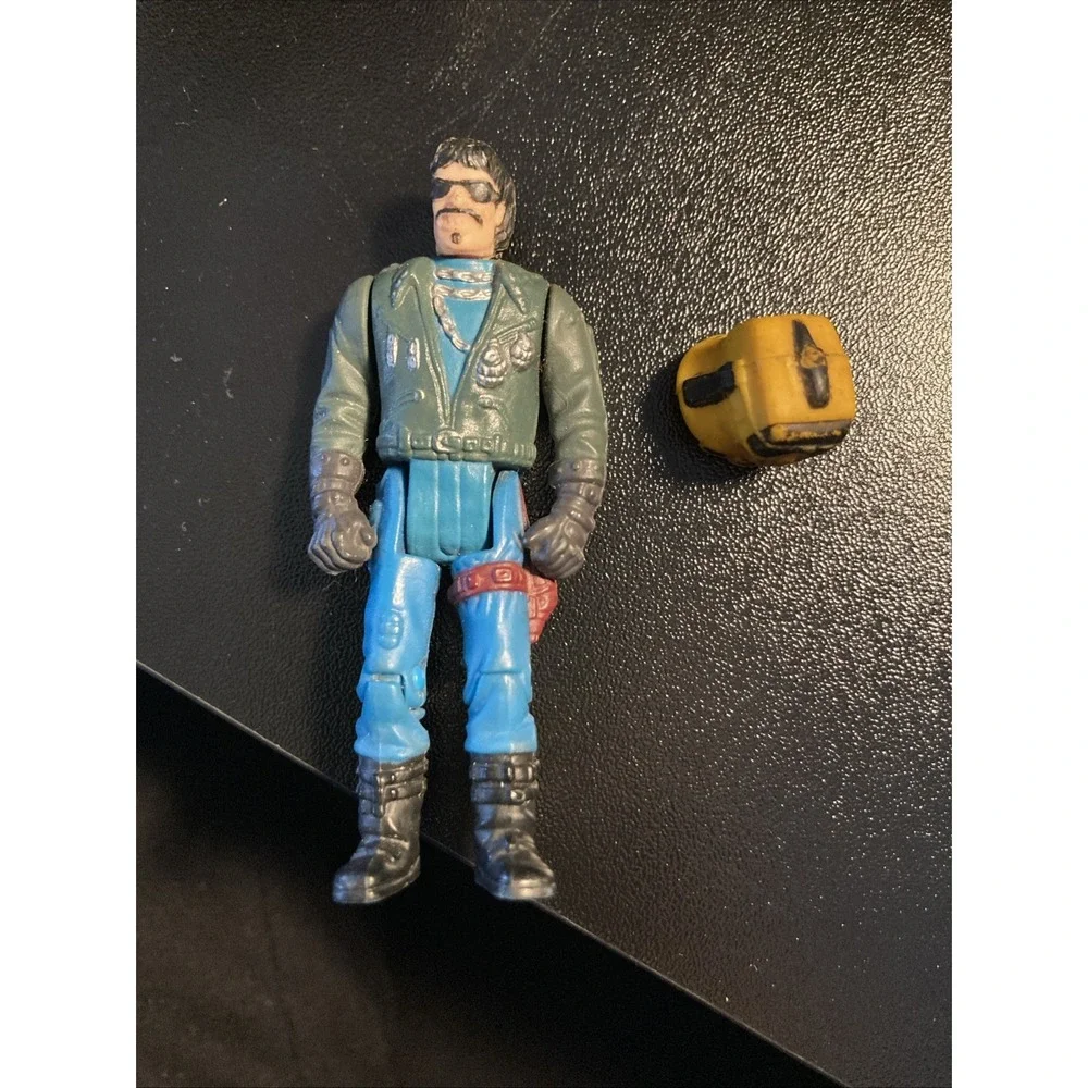 vintage Sly‎ Rax figure with Yellow mask 1985 Kenner Piranha M.A.S.K.